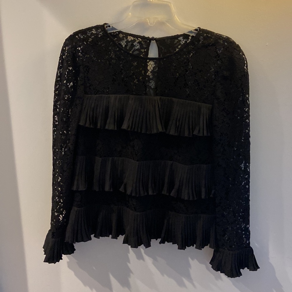 GUC jcrew size 0 holiday lace top.